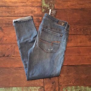 American Eagle Outfitters Cafe Jegging Crop